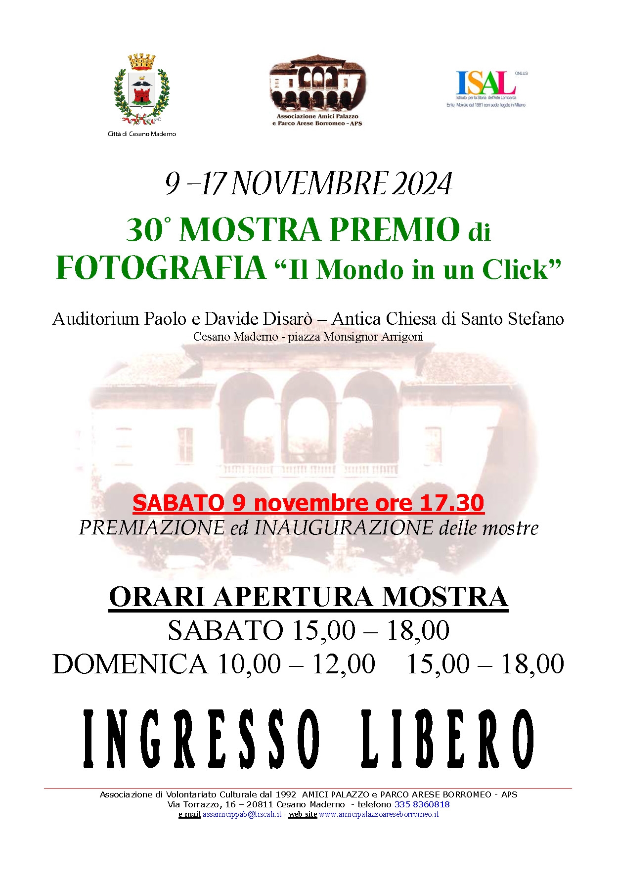 2024 - 30° PREMIO di FOTOGRAFIA