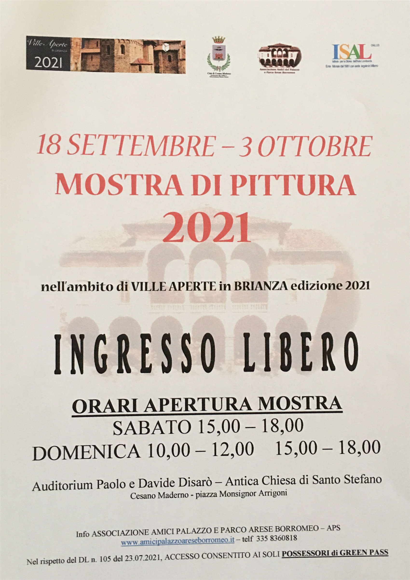 2021 MOSTRA di PITTURA