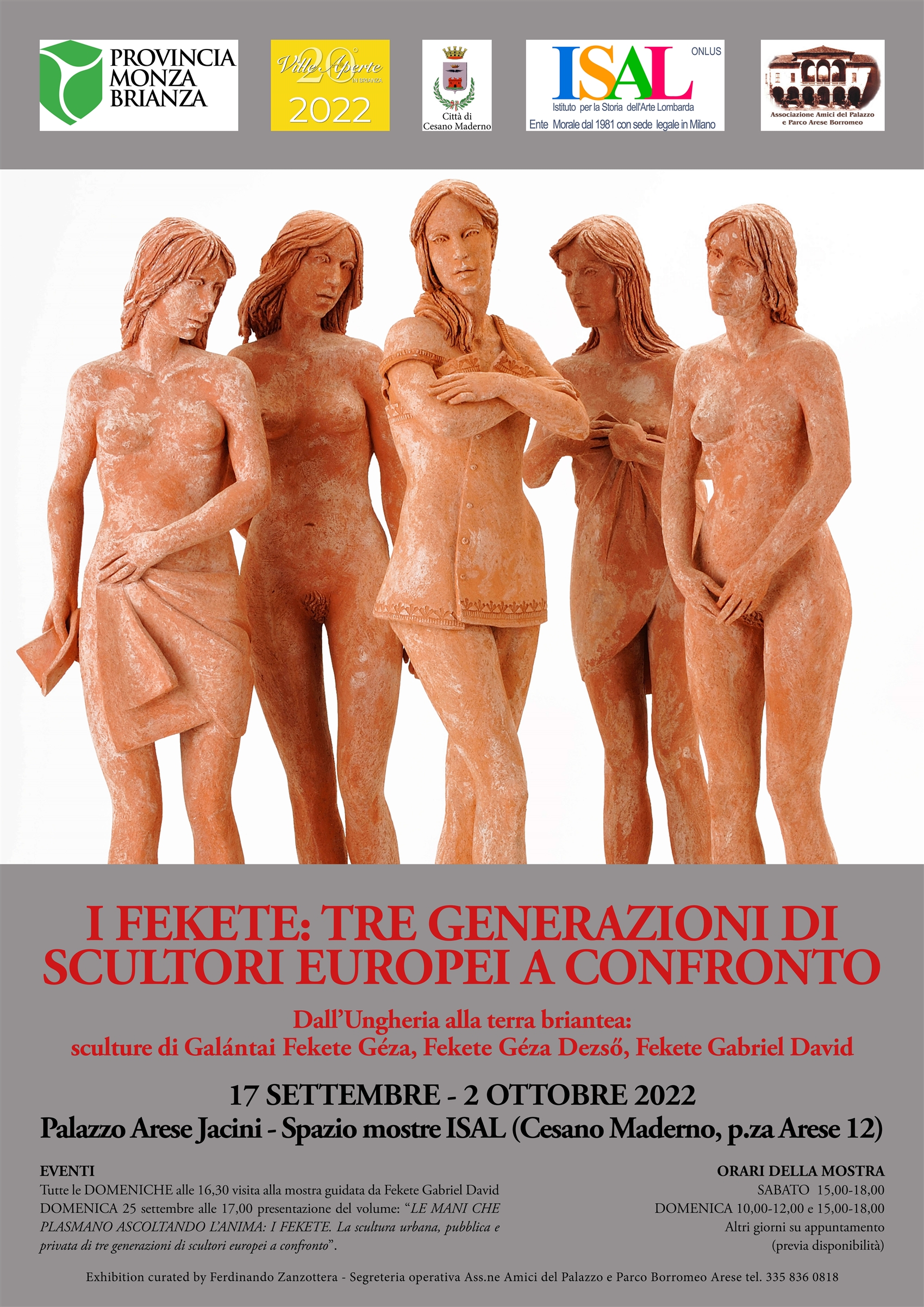 ISAL spazio espositivo - Mostra sculture FEKETE  - 17 settembre - 2 ottobre