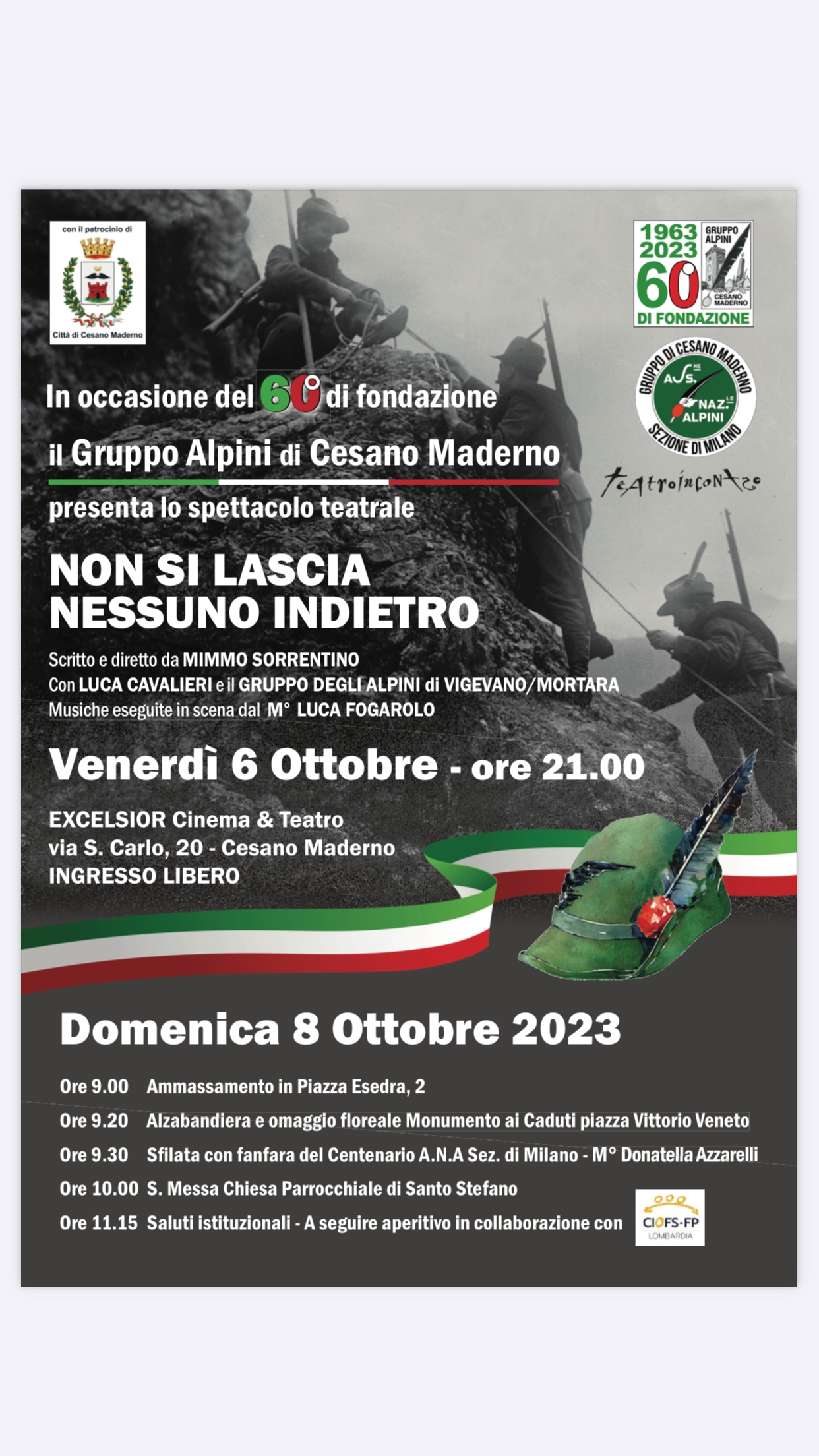 Cesano Maderno - Gruppo Alpini di Cesano Maderno 60mo fondazione