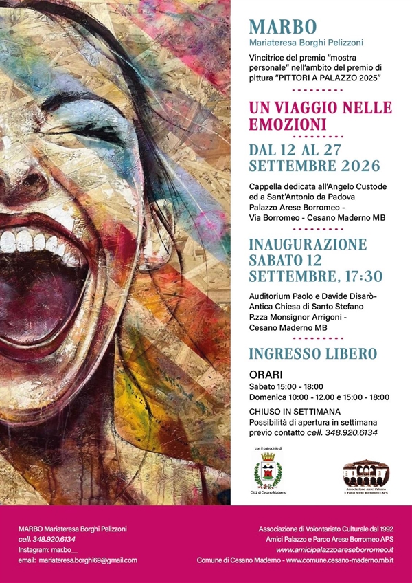 33° MOSTRA PREMIO PITTURA inaugurazione sabato 12 settembre 2026 1